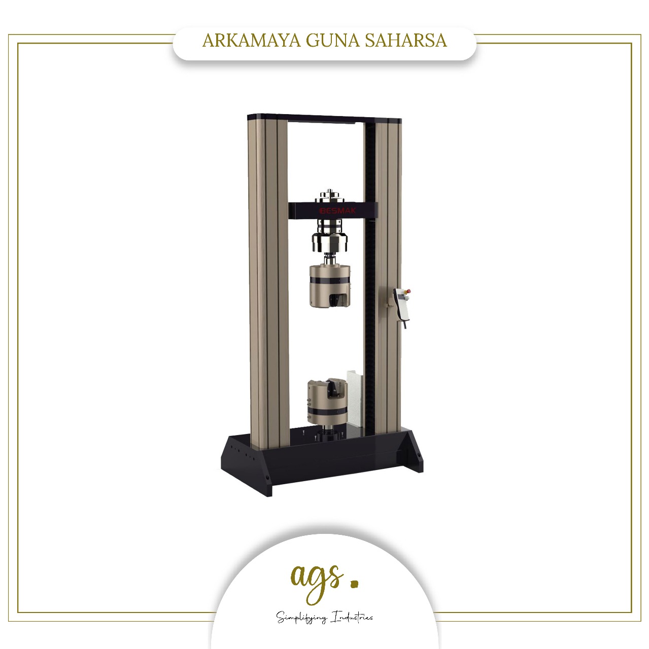 Servo- Electromechanical Universal Testing Machine 10 kN