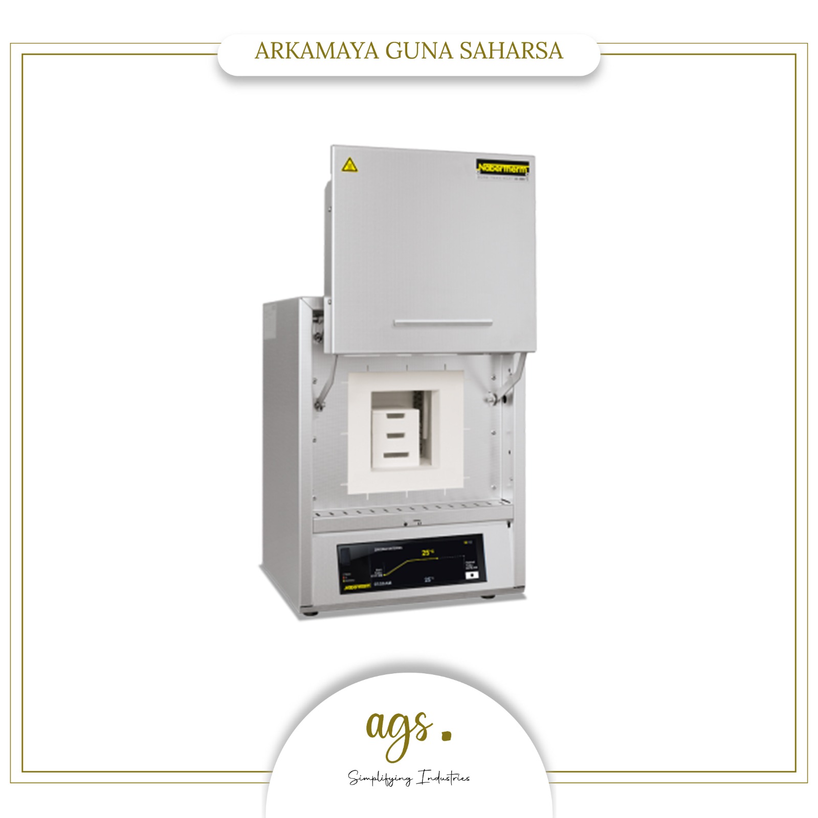 NABERTHERM HIGH TERMPERATURE FURNACE WITH SIC ROD HEATING UP TO 1600