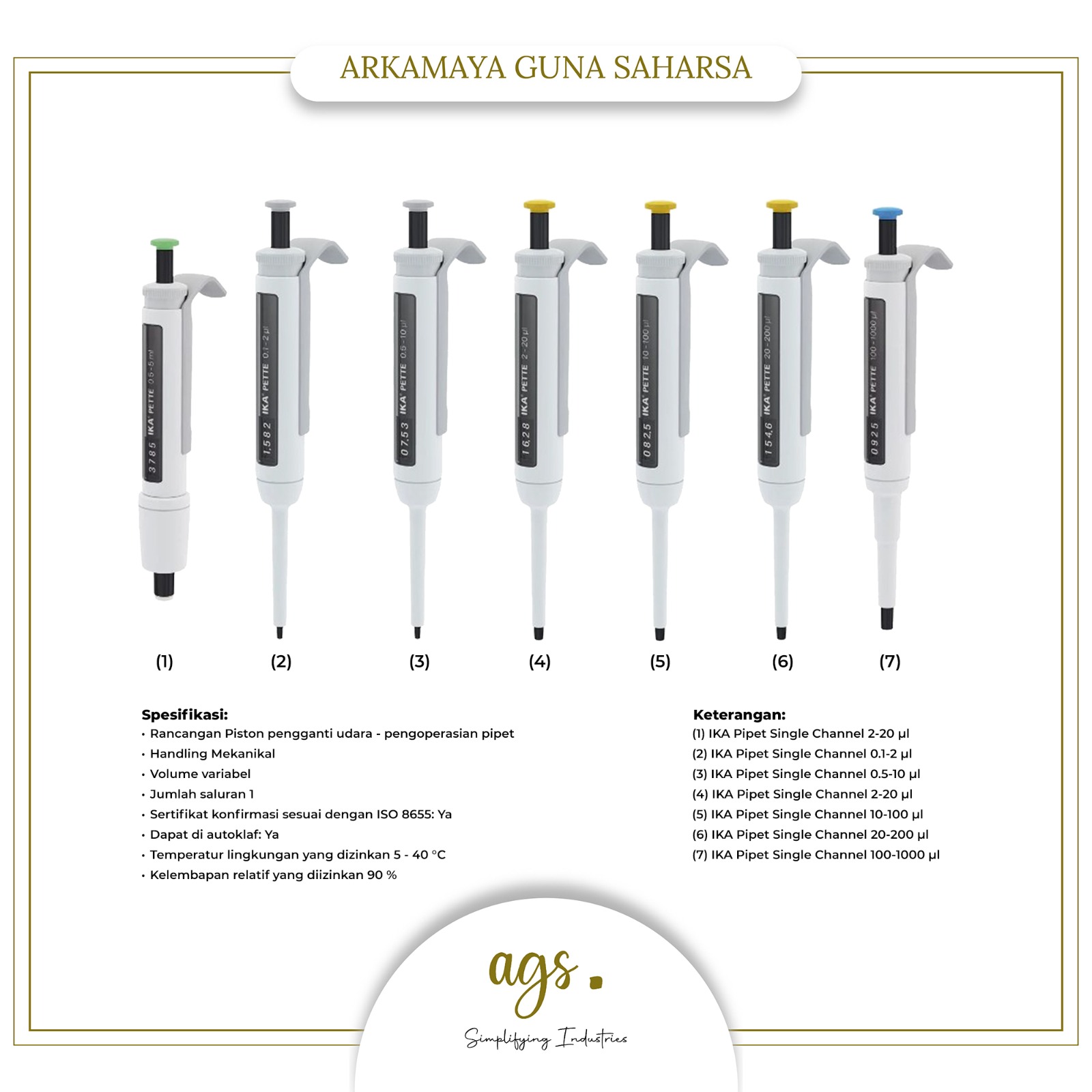 Pipet Single Channel 100-1000 ul