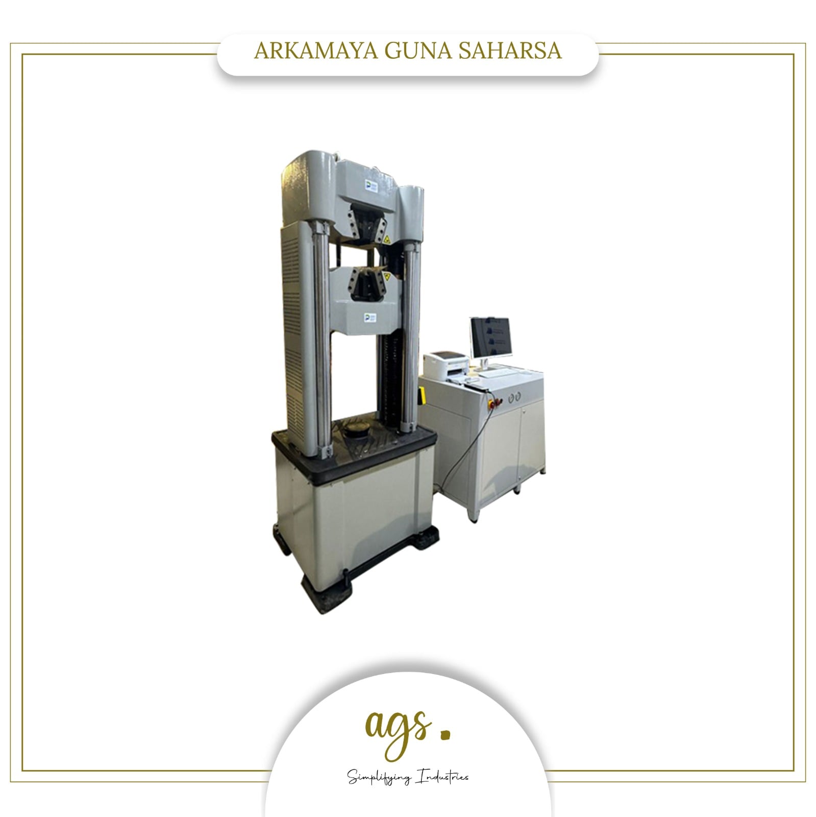 Servo Hydraulic Universal Testing Machine 1000 kN