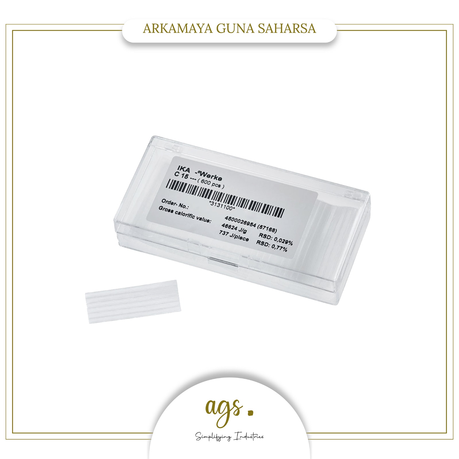 C 15 Paraffin strips