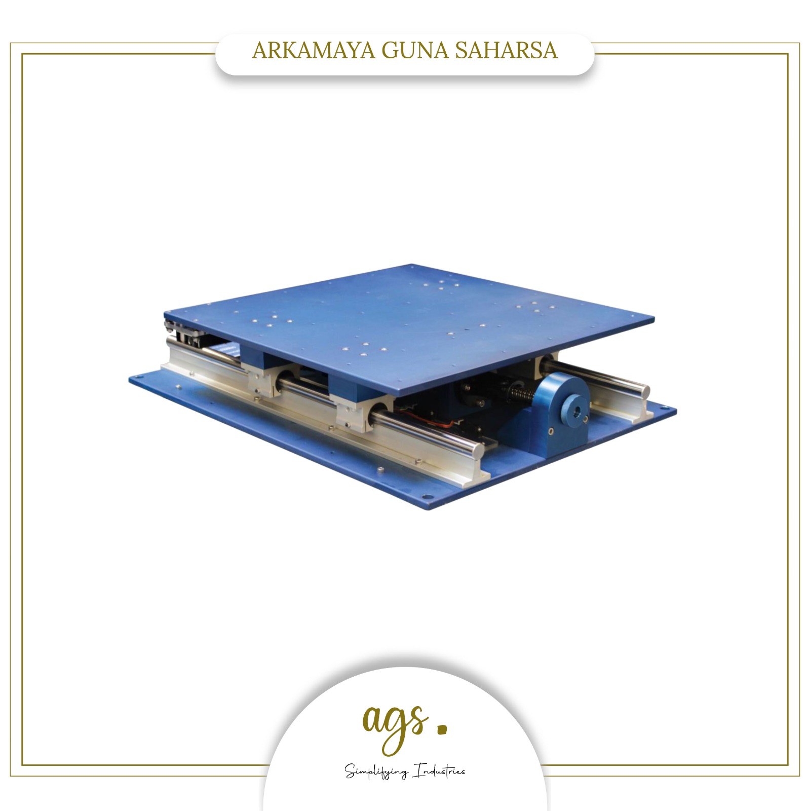Dual-Axis Bench-Scale Shake Table 50 x 50 cm
