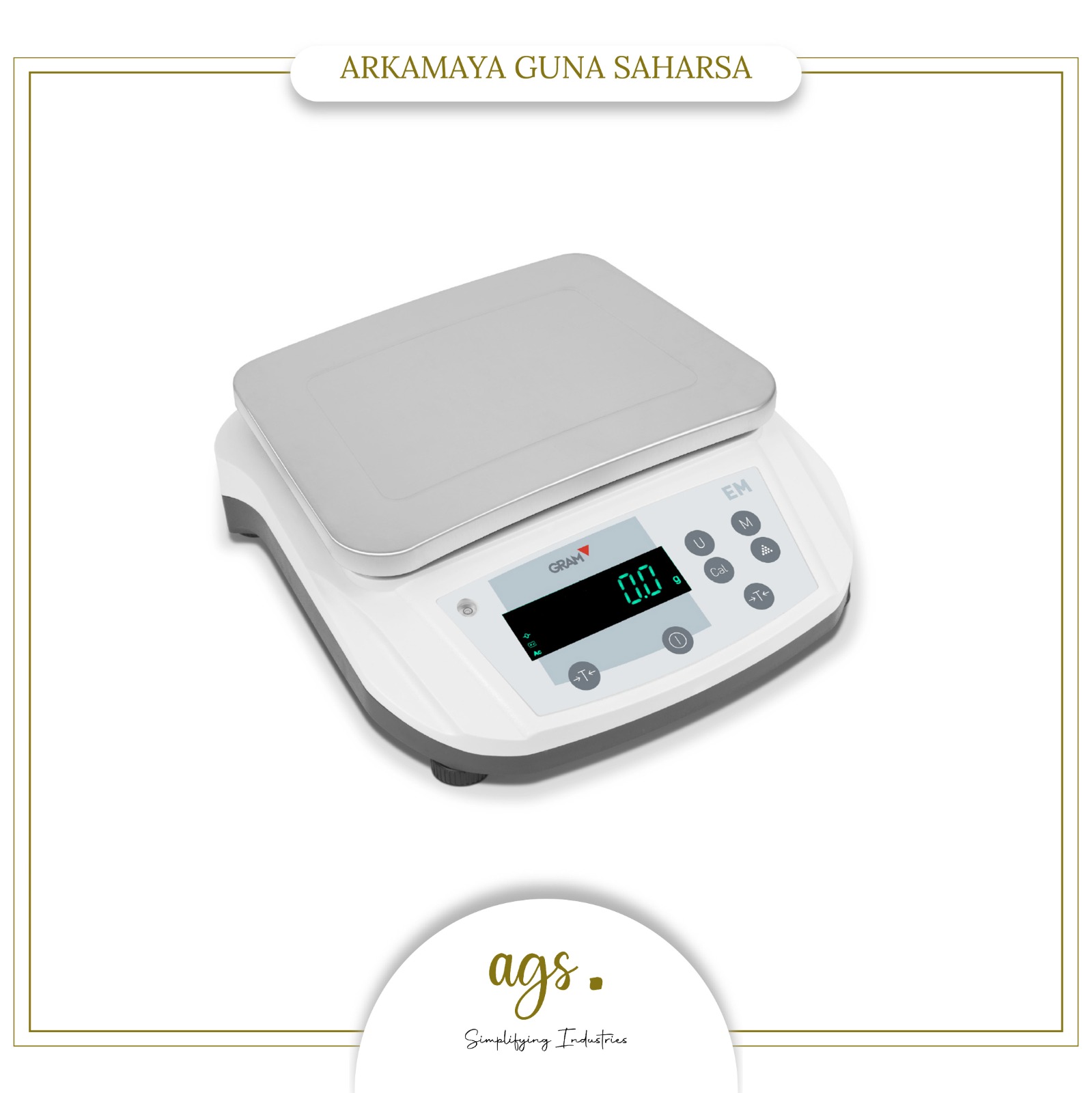 Gram Large weighings with precision
